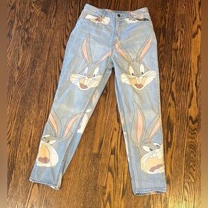DIVIDED Bugs Bunny Denim Jeans - Size 10